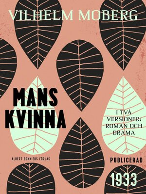 cover image of Mans kvinna